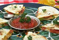 Pizza Supreme Quesadillas Recipe | Side Dish Recipe