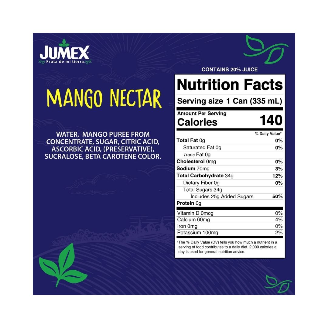 Jumex Mango Nectar - 11.3 fl oz - MexGrocer.com