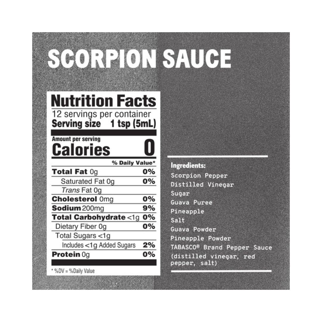 Tabasco Scorpion Extra Hot Sauce – 2 oz
