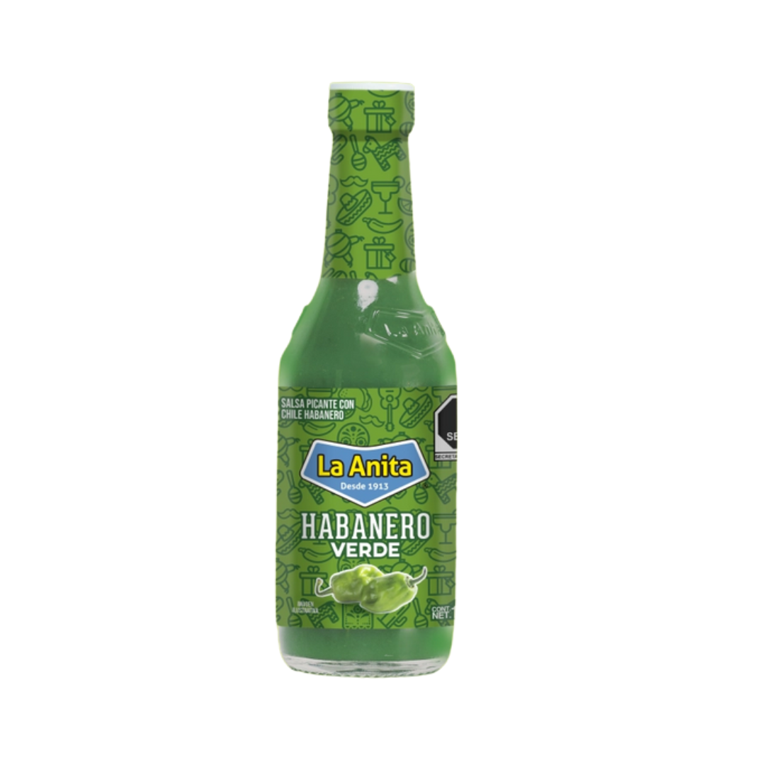 La Anita Green Habanero Hot Sauce 5 oz - MexGrocer.com