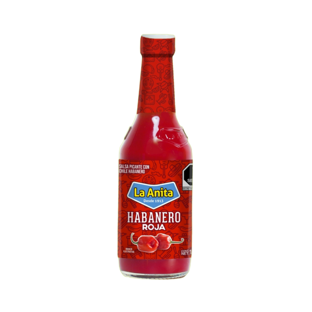 La Anita Red Habanero Hot Sauce - 5 oz - MexGrocer.com