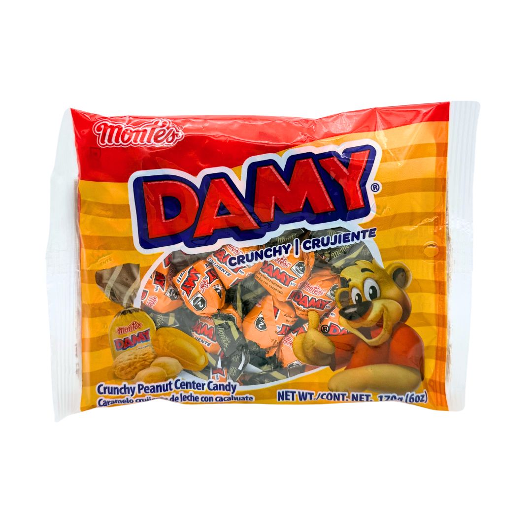 Damy - Peanut Crunch Candy by Montes - 4 oz - MexGrocer.com