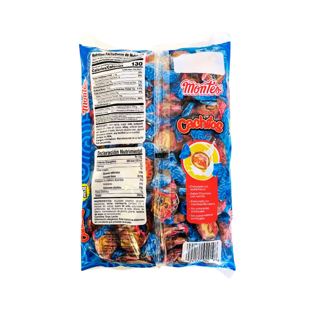montes cachitos chicoso de leche chocolate caramel swirls mexican candy 100 ct nutrition facts