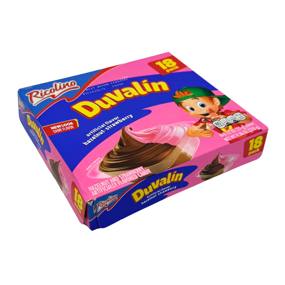 Duvalin Hazelnut Strawberry Candy Creams - 18 ct