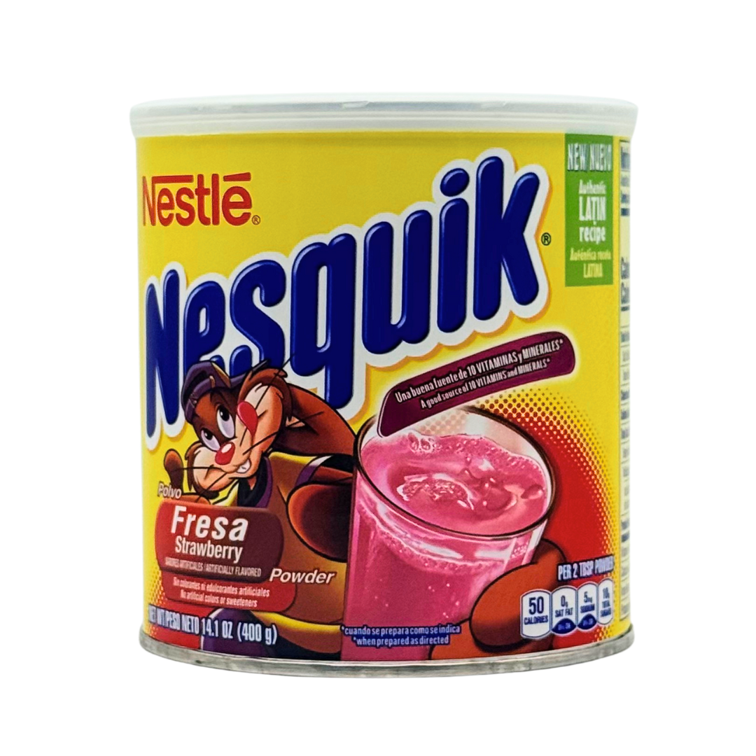 NesQuik Strawberry Drink Mix - 400 g - MexGrocer.com
