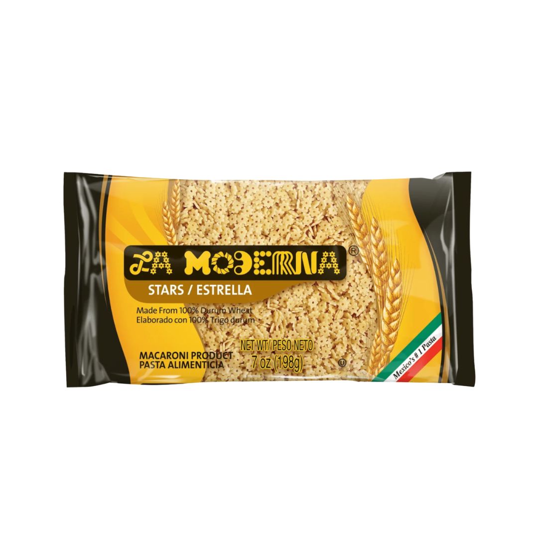 Pasta La Moderna Estrellas (Estrellas) – Pasta Mexicana en Forma de Estrella 7 oz