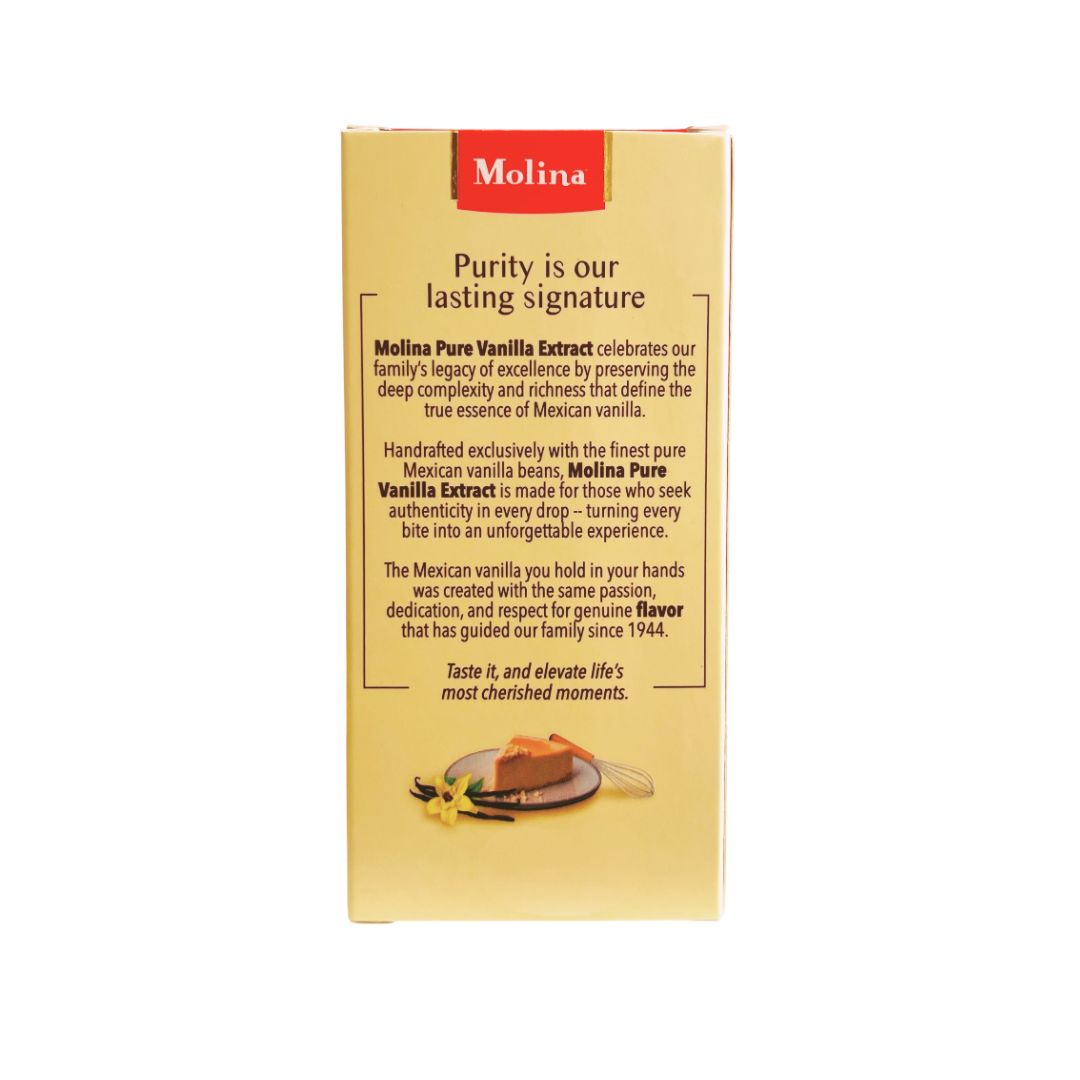 Extracto de vainilla mexicana Molina Gran Reserva - 2 onzas líquidas