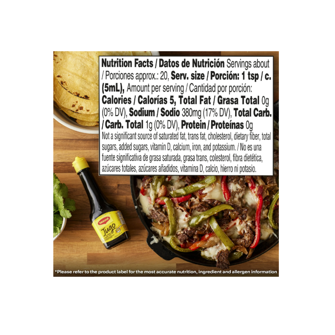 Maggi Seasoning Sauce - Salsa Maggi - Jugo Sazonador - 3.4 oz