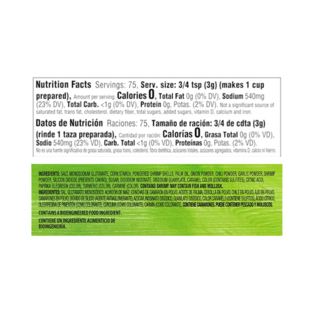 Knorr Shrimp Flavor Bouillon – 7.9 oz - MexGrocer.com