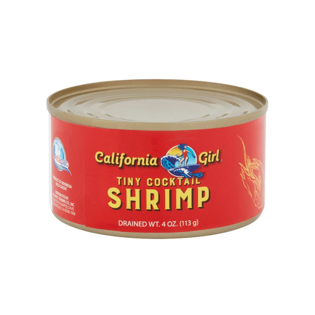 California Girl Tiny Cocktail Shrimp - 4 oz - MexGrocer.com