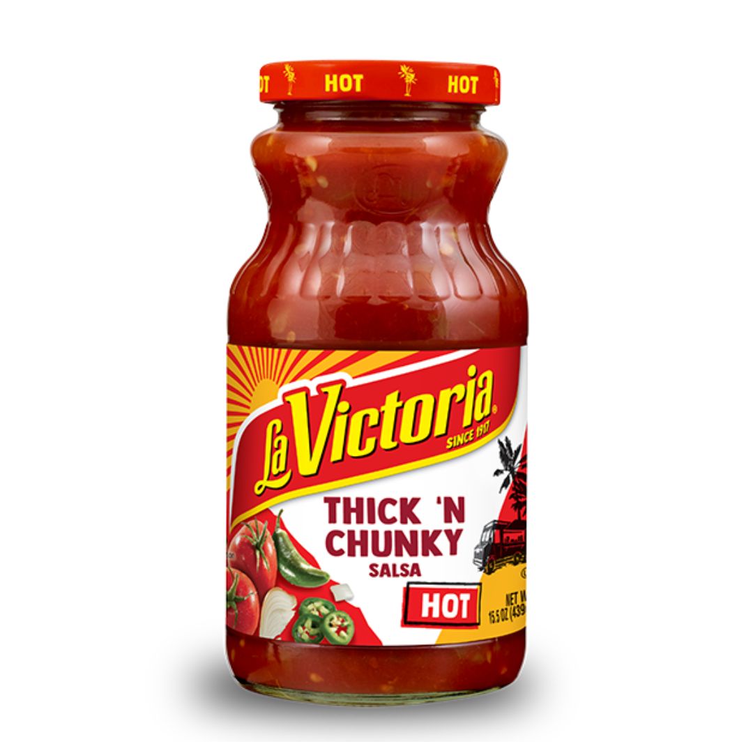 La Victoria Thick 'N Chunky Salsa - Salsas - Hot - 15.5 oz