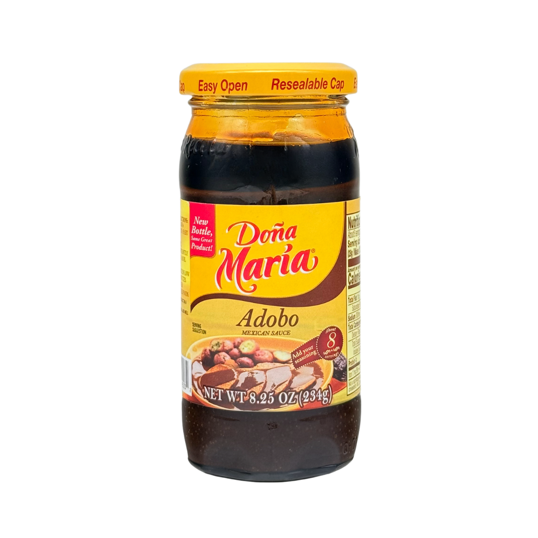 Doña María Adobo Paste 8.25 oz – Authentic Mexican Adobo Sauce with Ancho & Pasilla Chiles
