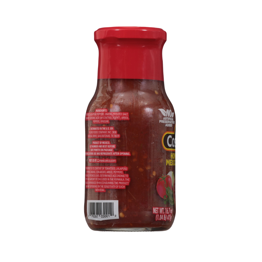 La Costeña Homestyle Mexican Salsa 16 oz – Authentic Chunky Red Jalapeño Salsa
