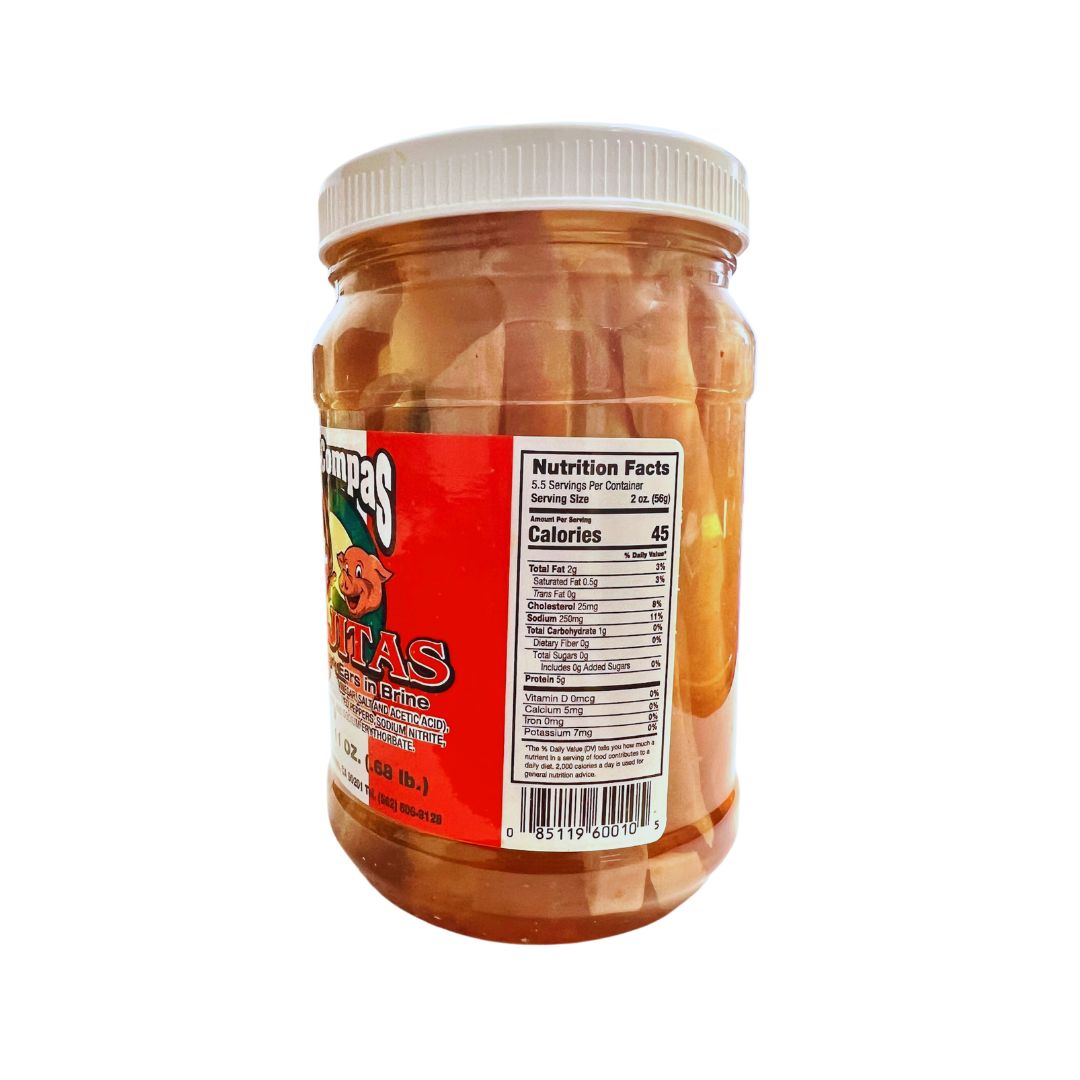 Pork Ears in Brine by Los Compas - 11 oz - MexGrocer.com