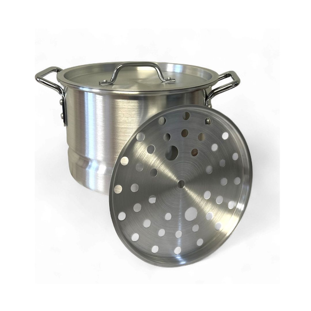 Imusa Tamale Steamer Pot with Rack 8 qt