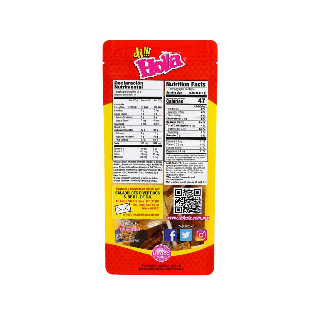 HOLA POP La Original Paletas con Salado – Assorted Flavored Pops 10 ct