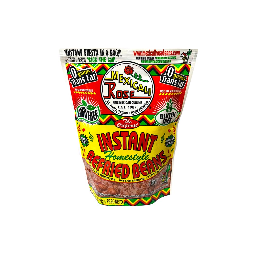 Frijoles Refritos Instantáneos Mexicali Rose - 6 oz