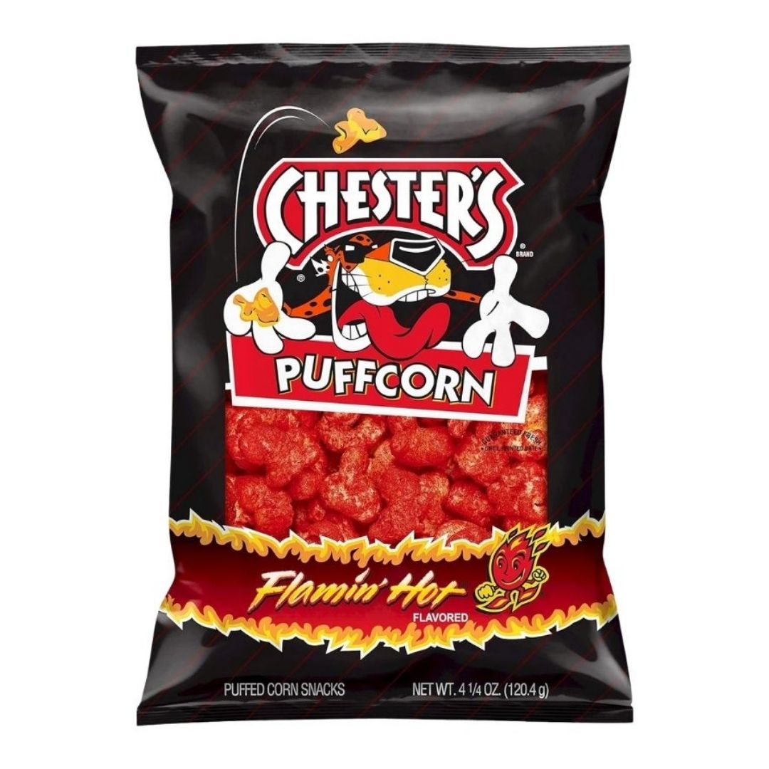 Chesters Puffcorn Flamin' Hot - 4.25 oz