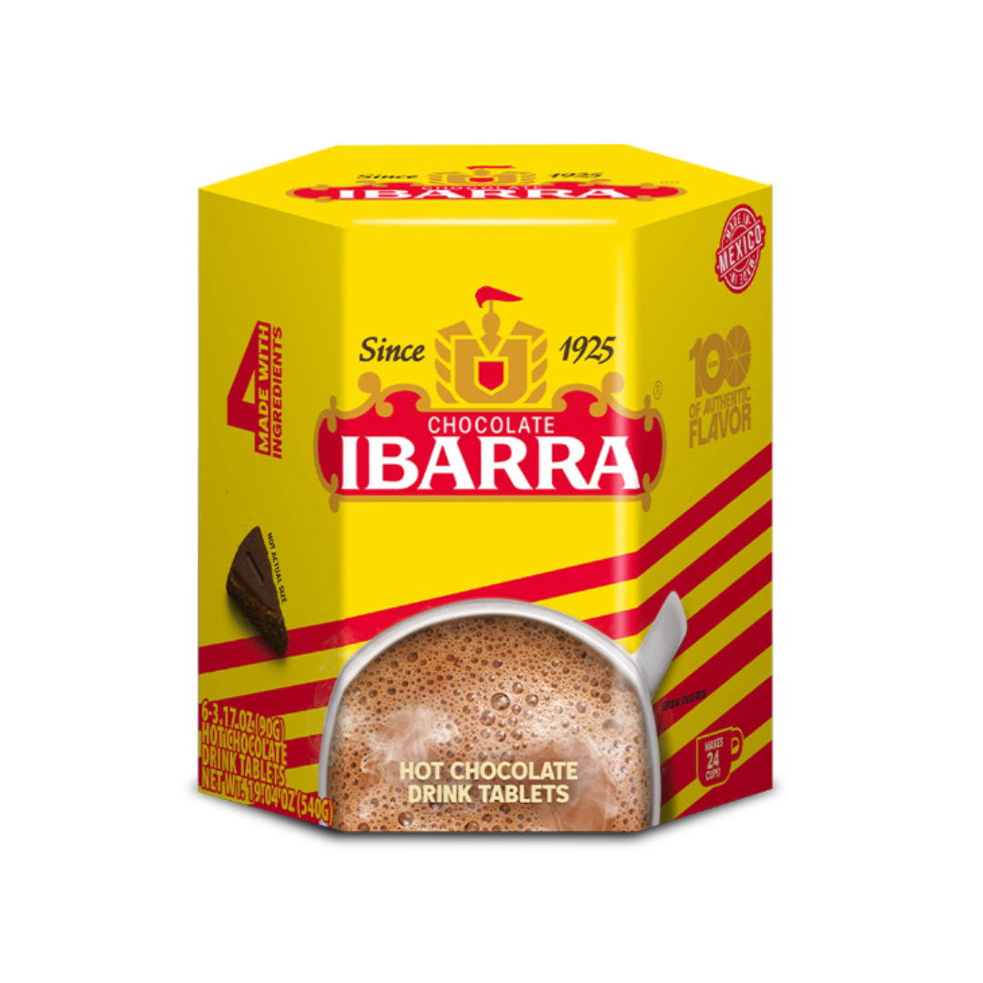 Ibarra Chocolate - Mexican Sweet Chocolate 6 Tablets 3.17 oz - 19 oz