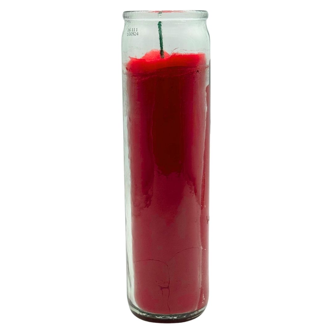 Red Candle - Veladora Roja 8"