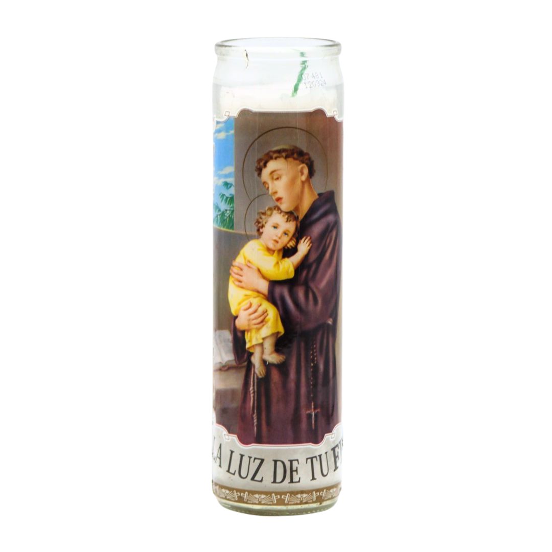 Saint Anthony of Padua 8" Candle