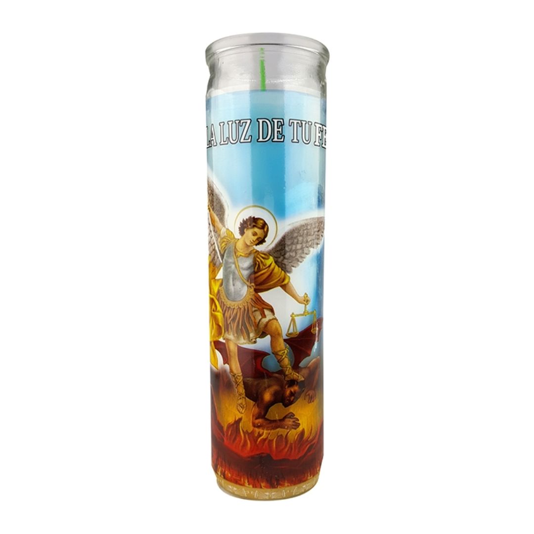 Saint Michael Archangel 8" Candle