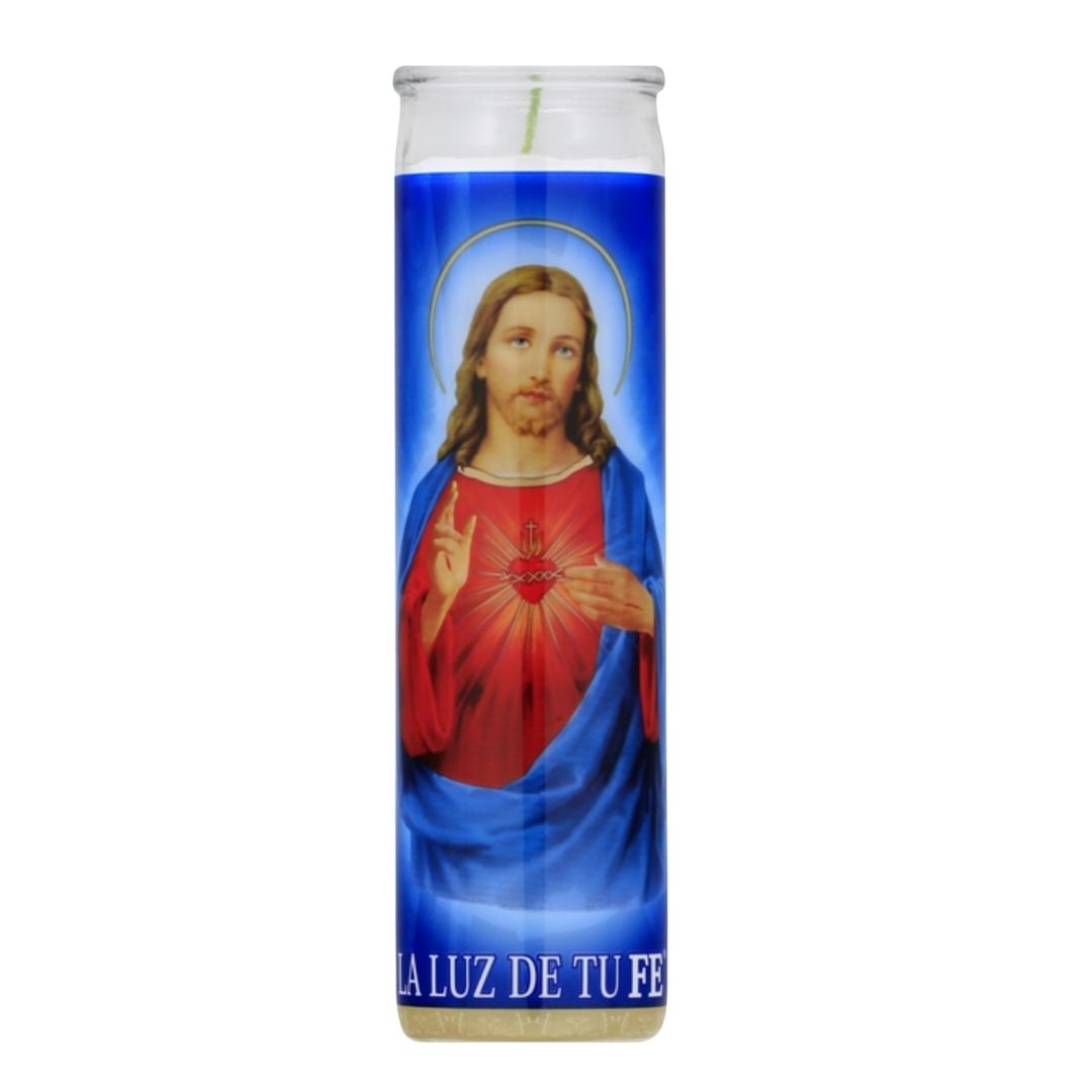 The Sacred Heart of Jesus Candle 8 "