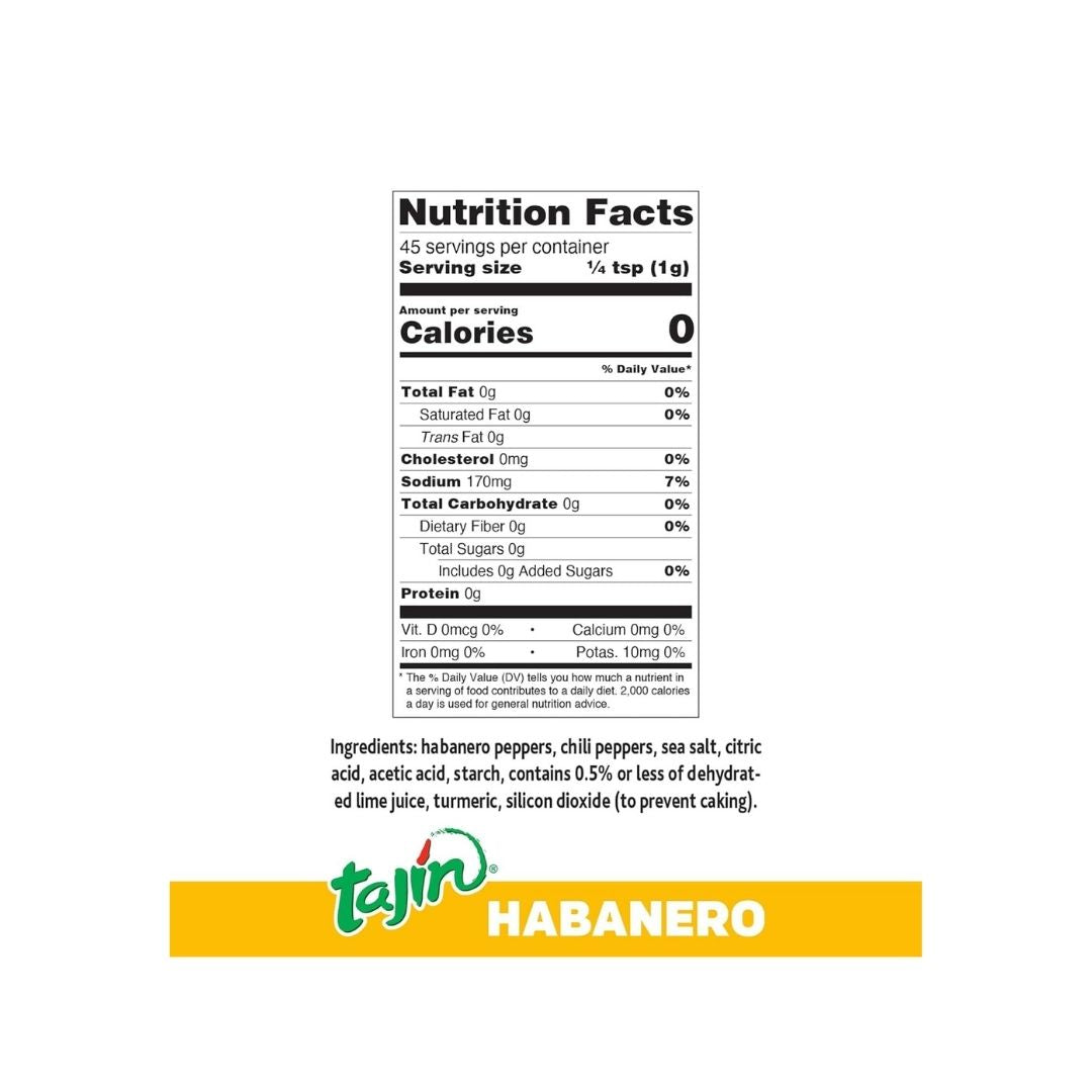Tajin Habanero Seasoning Extra Picante