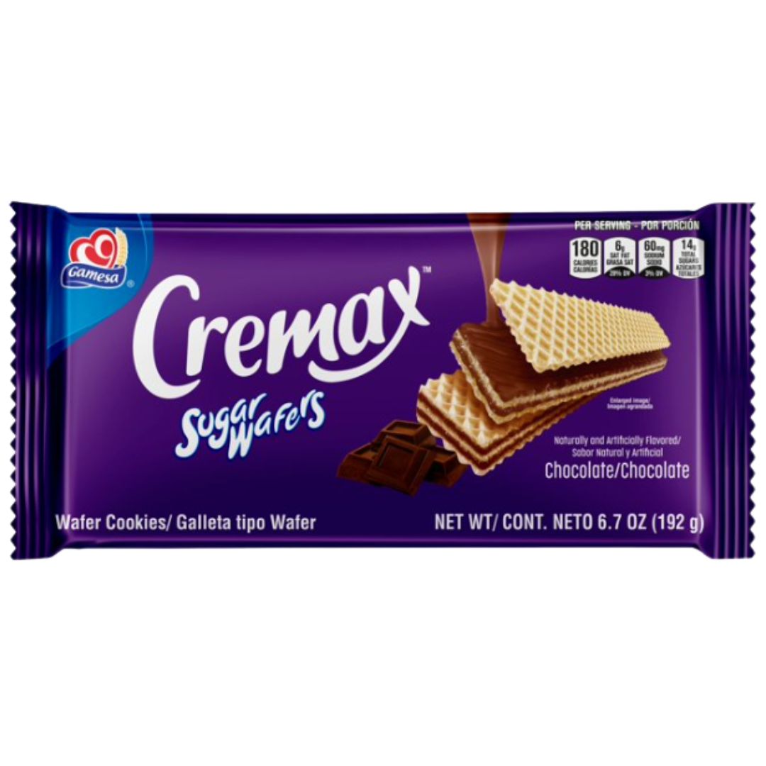 Gamesa Cremax Chocolate Wafers - 5.7 oz - MexGrocer.com