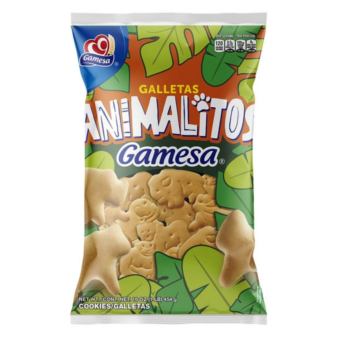 Gamesa Animalitos Cookies - 16 oz - MexGrocer.com