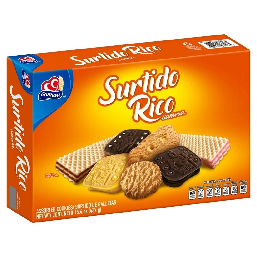 Gamesa Surtido Rico - 15.4 oz - MexGrocer.com