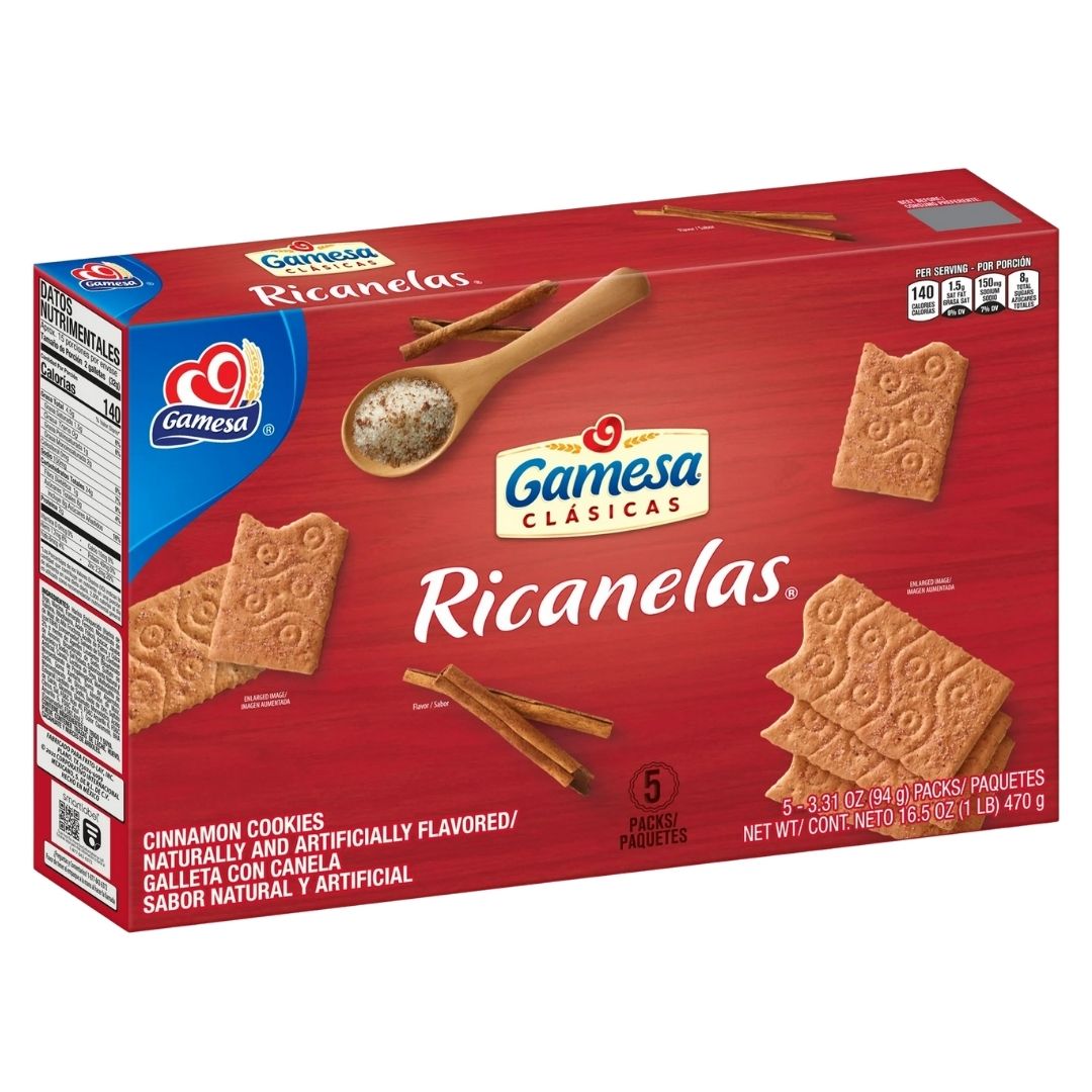 Gamesa Ricanelas - 16.5 oz - MexGrocer.com