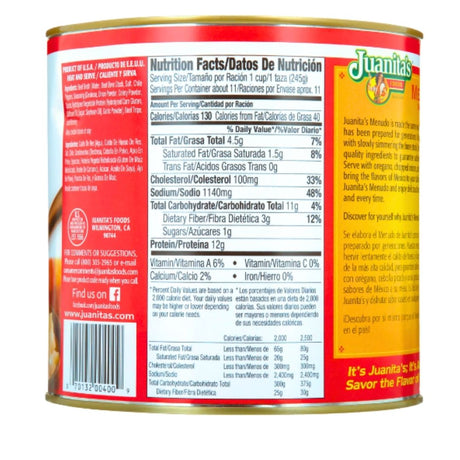 Juanita's Menudo - Menudito 94 oz
