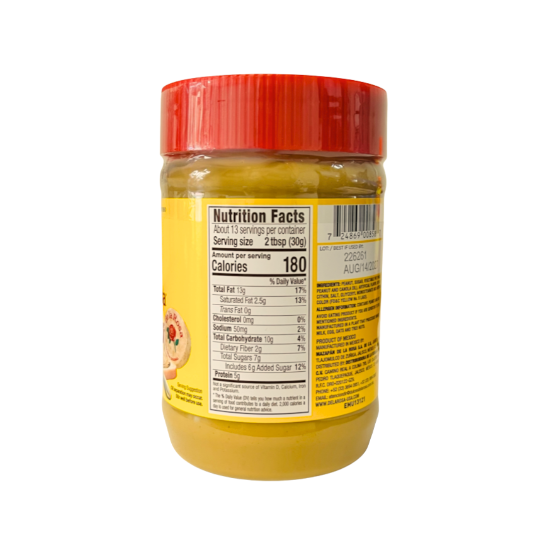 De la Rosa Mazapan Untable - Caramelo de maní de mazapán untable - 14.1 oz