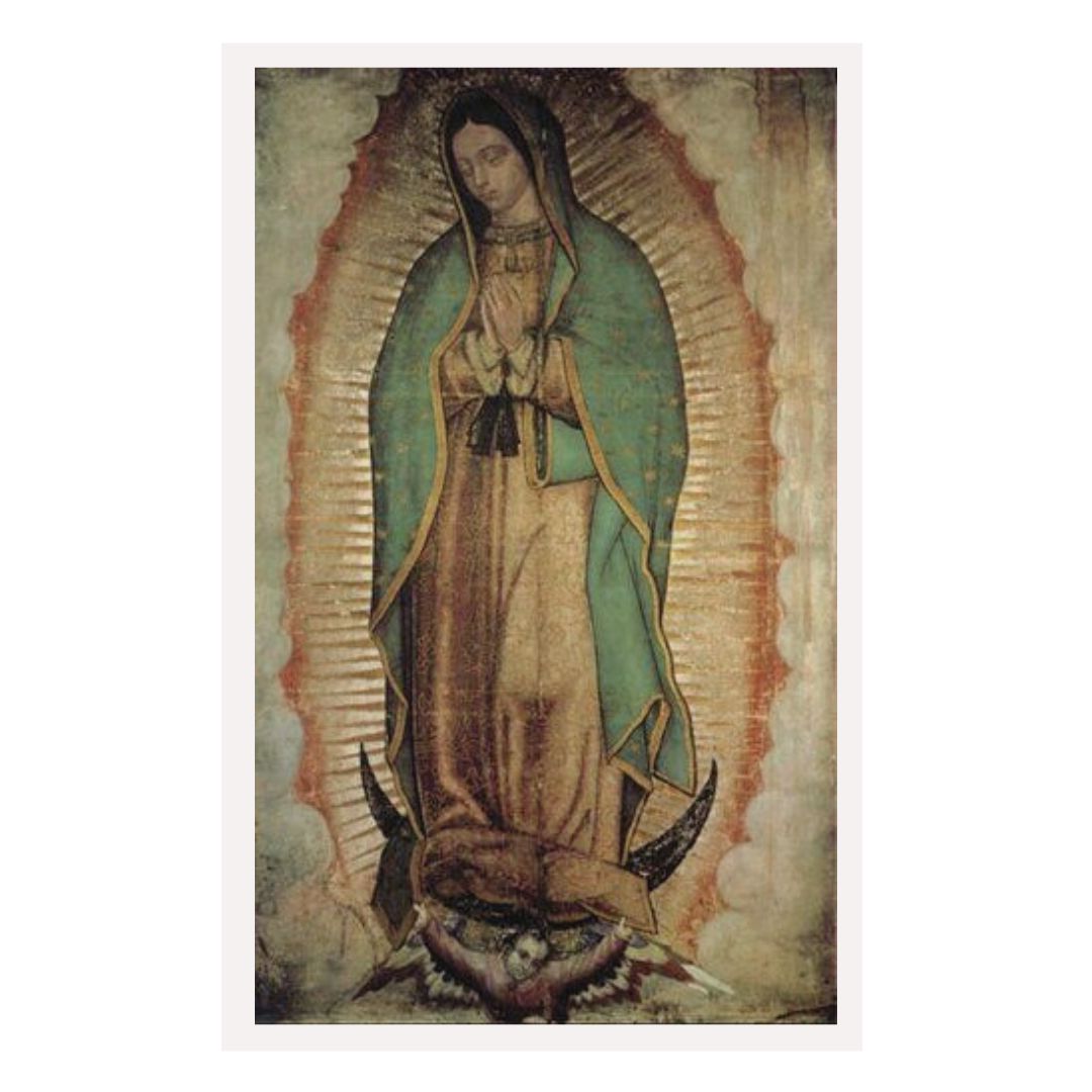 Our Lady of Guadalupe Poster - Virgen de Guadalupe Poster - Med - 36" x 21"