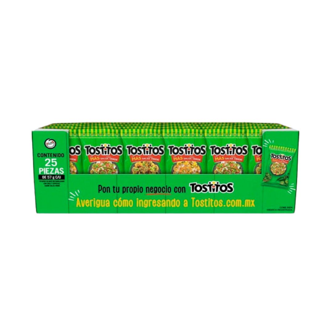 Tostitos Salsa Verde by Sabritas (57g each) - 2.3 oz - MexGrocer.com