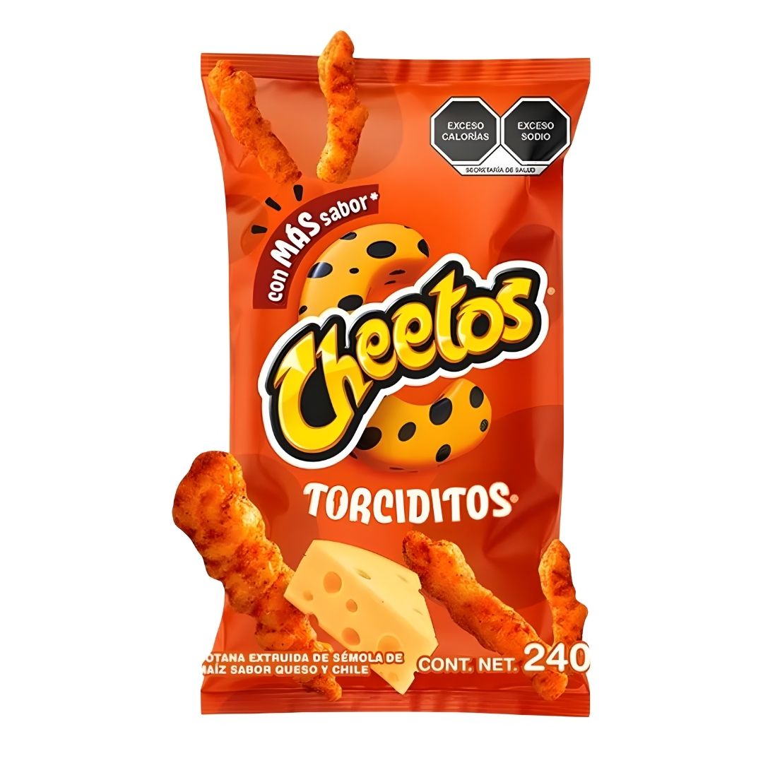 Cheetos Torciditos Cheese & Chili Corn Snacks – 5.1 oz Sabritas