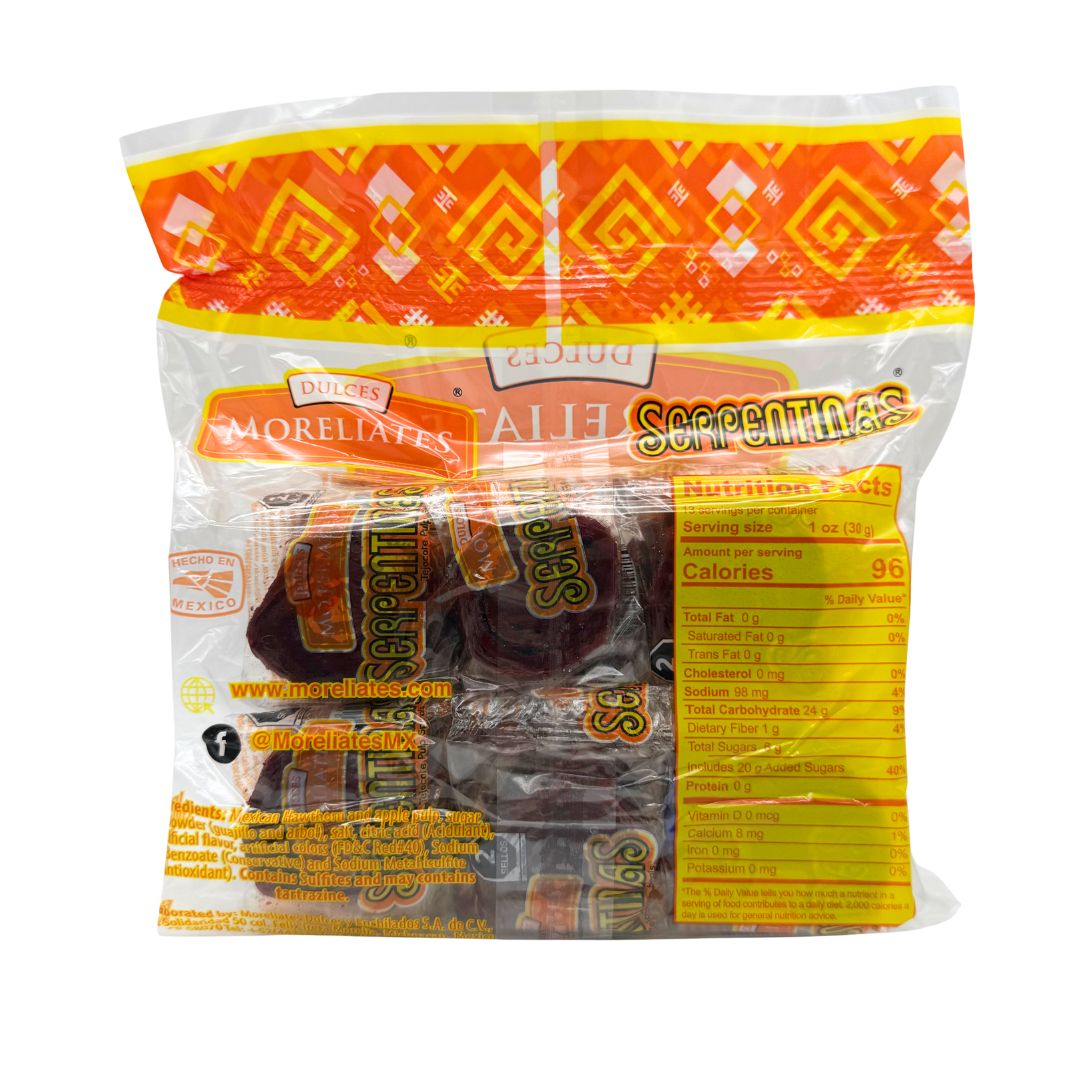 Dulces Moreliates Serpentinas - 30 ct - MexGrocer.com