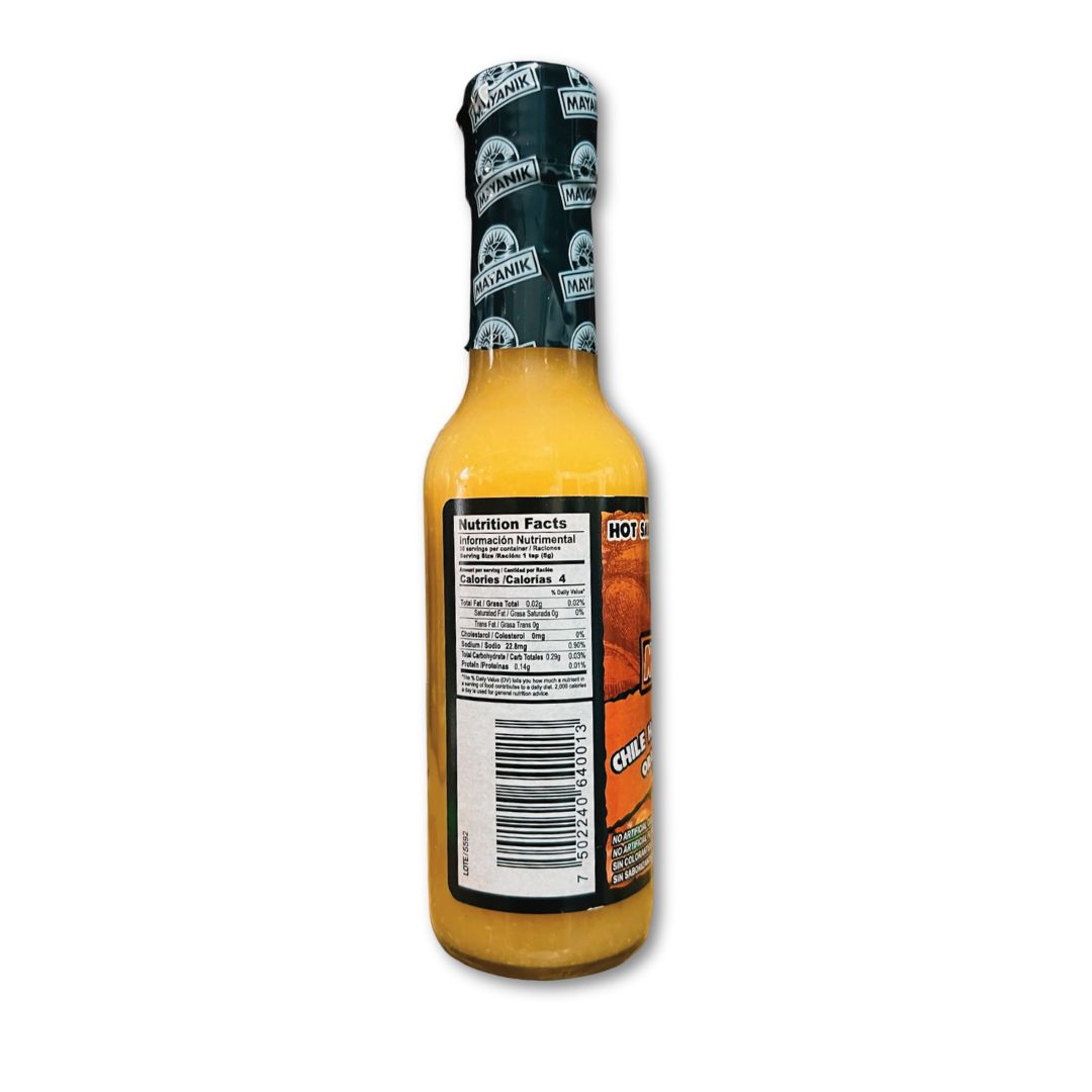 Mayanik Orange Habanero Hot Sauce - 5 oz - MexGrocer.com