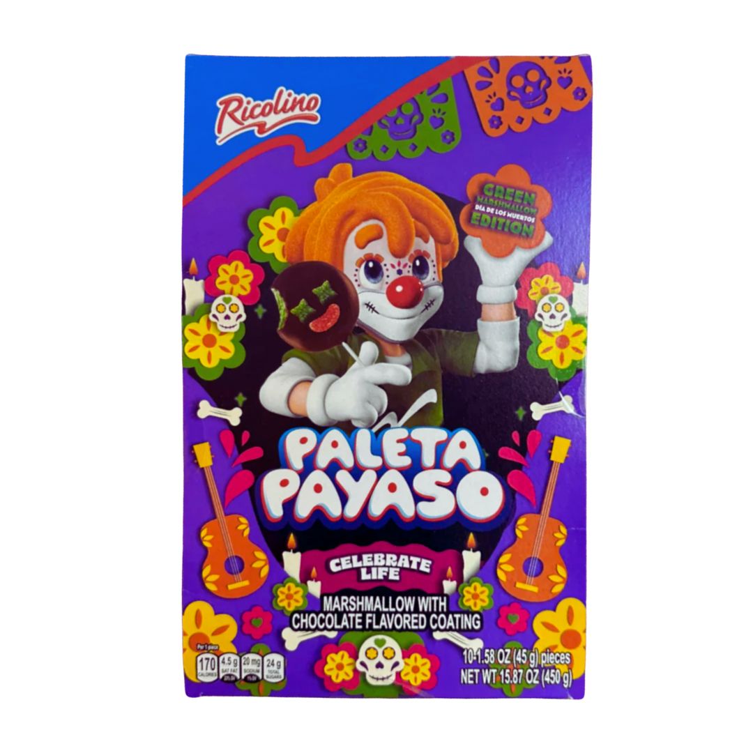 Paleta Payaso Special Edition Dia de los Muertos - 10 ct - MexGrocer.com