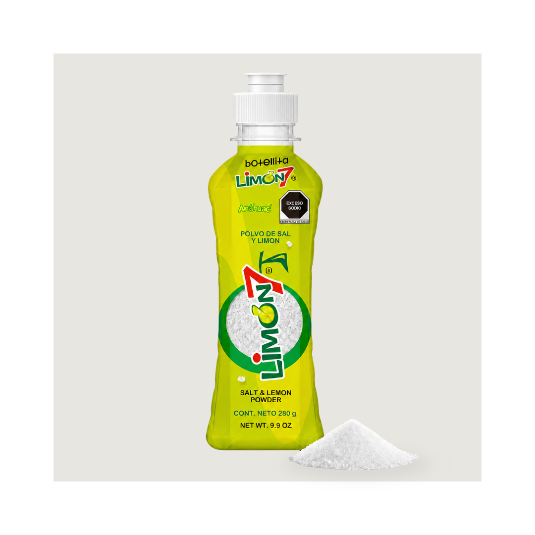 Limon 7 Botellita Sal y Limón en Polvo – 9.9 oz