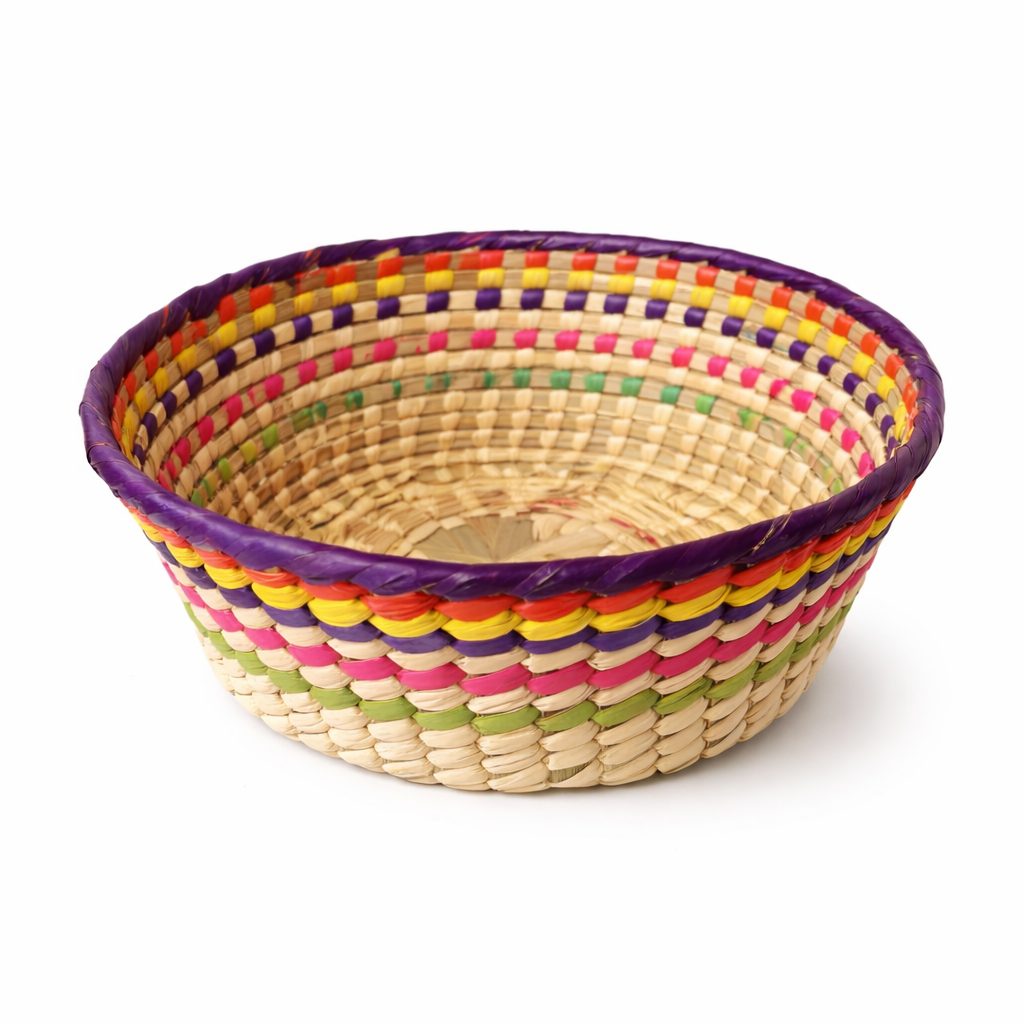 La Mexicana Palm Tortilla Warmer Basket - Canasto de Palma