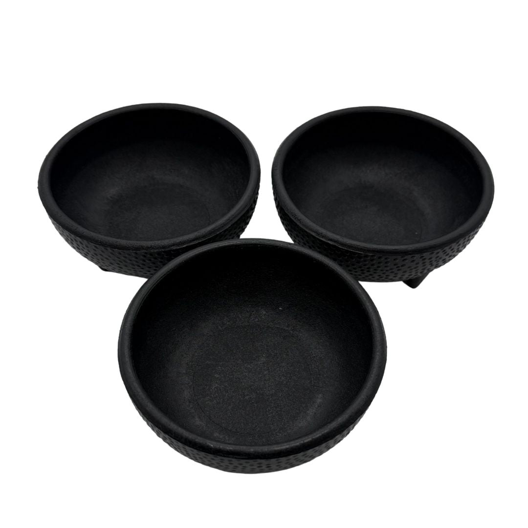 La Mexicana Plastic Molcajate Bowls - 8 oz - 3 ct - 1 unit - MexGrocer.com