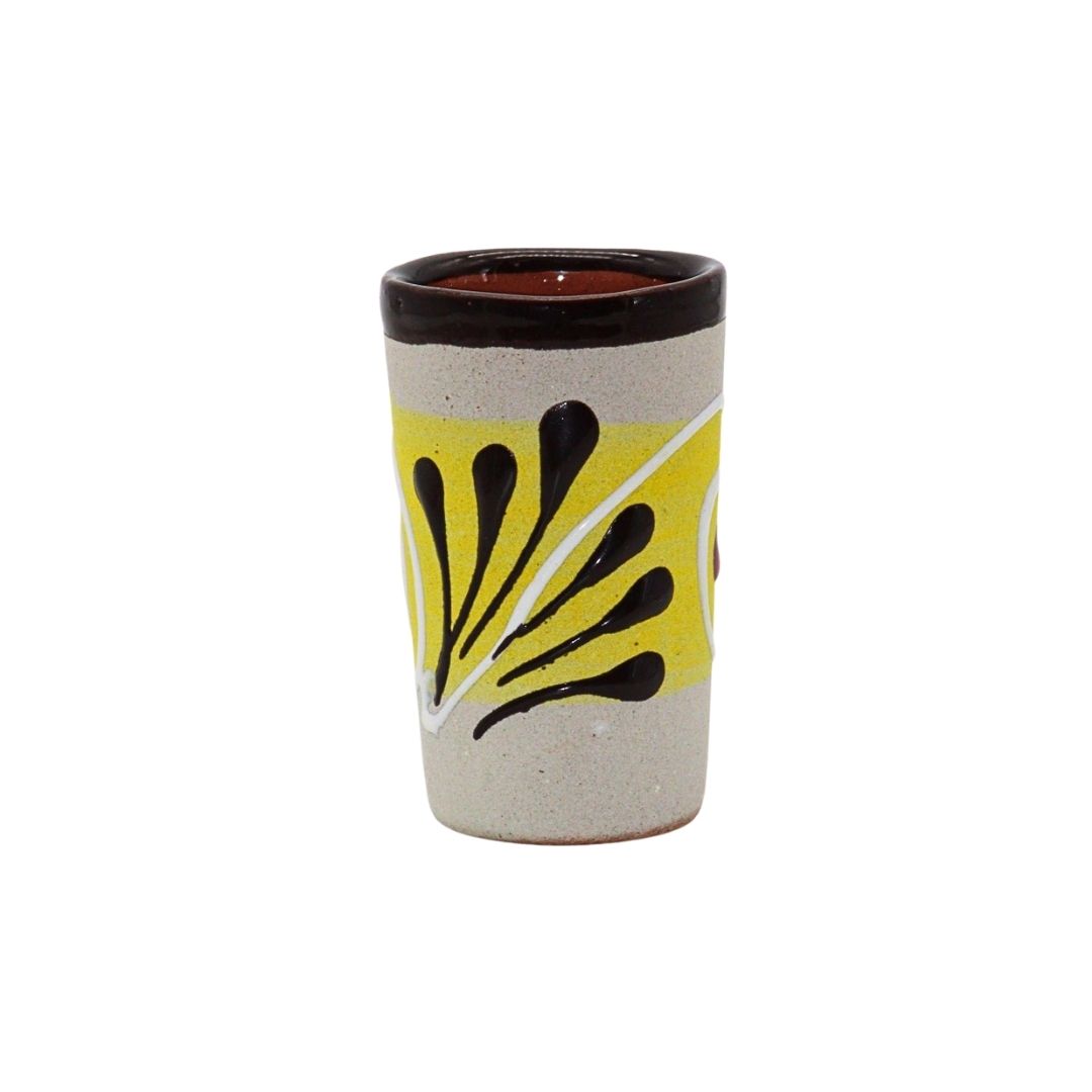 Mexican Engobe Tequila Shot Assorted Colors - 2 oz - MexGrocer.com