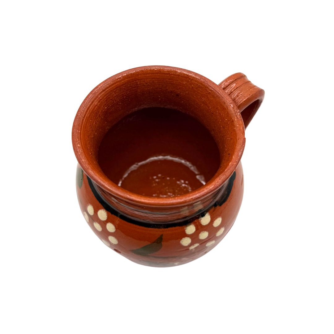 Small Clay Mug - Jarrito de Barro Chico - 6 oz - 1 unit - MexGrocer.com
