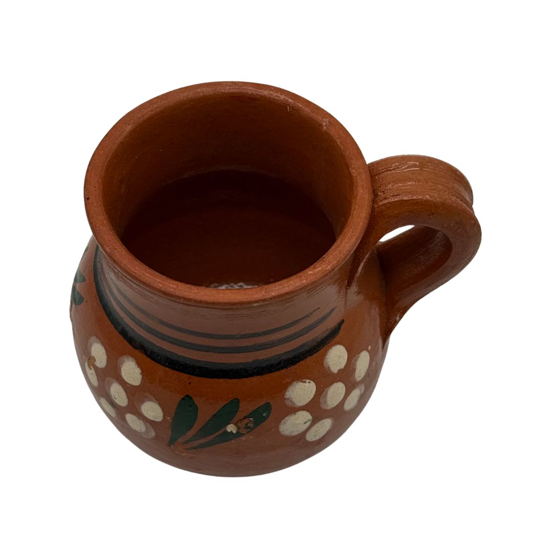 Clay Mug - Jarro de Barro Cafetero by La Mexicana 8 oz - 1 unit - MexGrocer.com