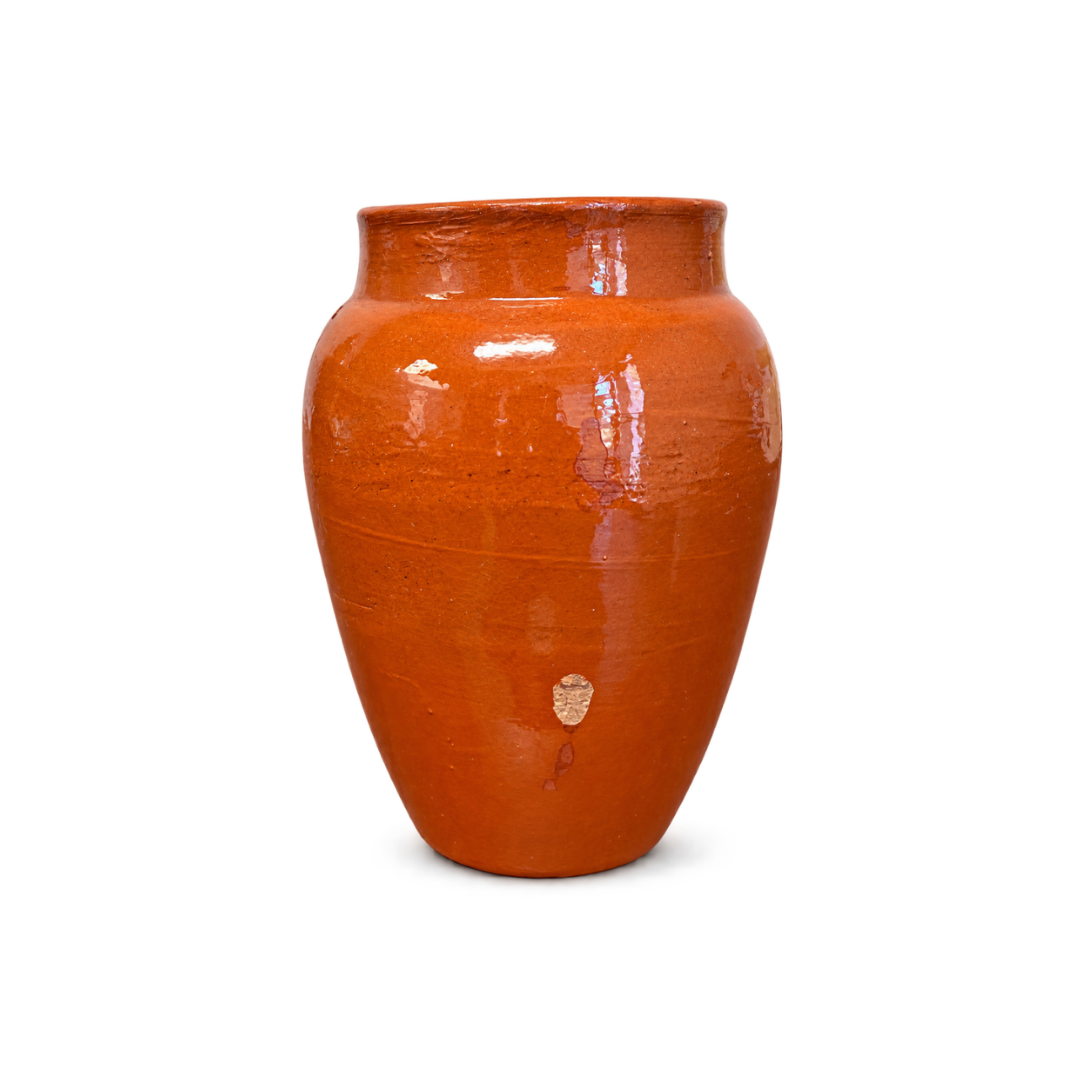 Cantarito de Barro Barnizado – Glazed Mexican Clay Cup 12 oz