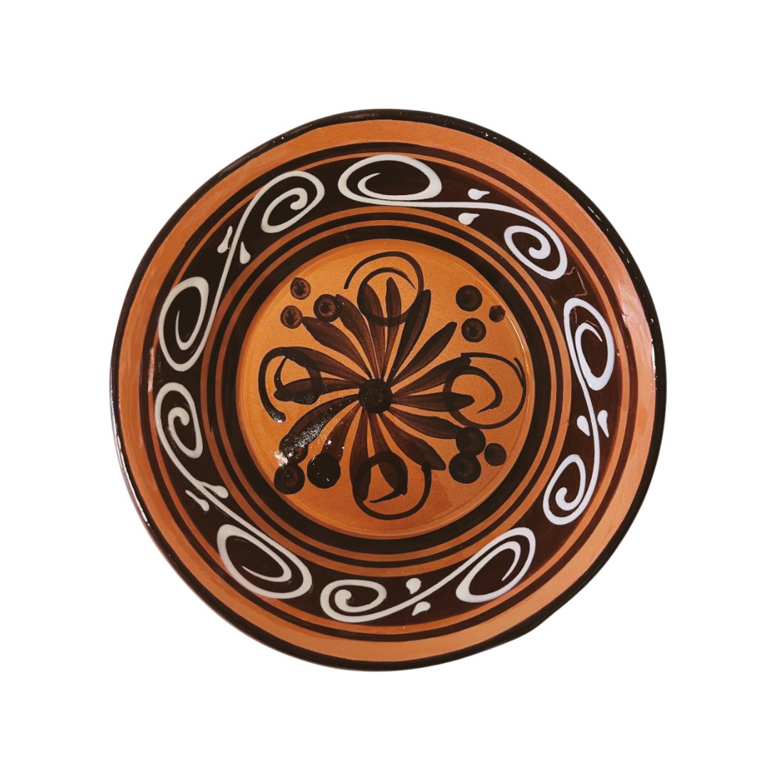 La Mexicana Plato Pozolero Almendra – Cuenco tradicional de cerámica mexicana de 18,4 cm x 6,3 cm