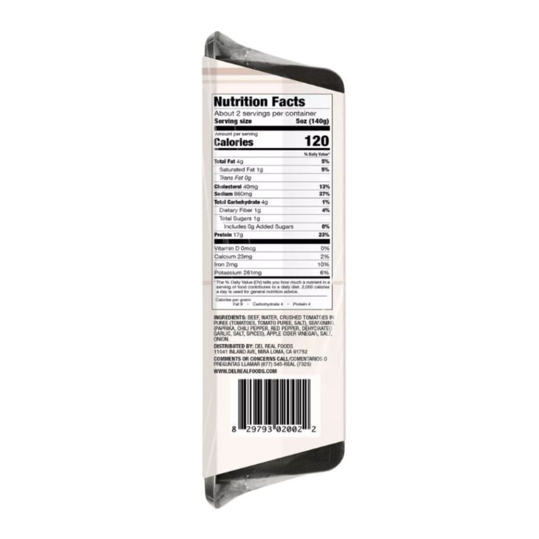 Barbacoa - Del Real Foods Ready to Eat Barbacoa - 30 oz - MexGrocer.com