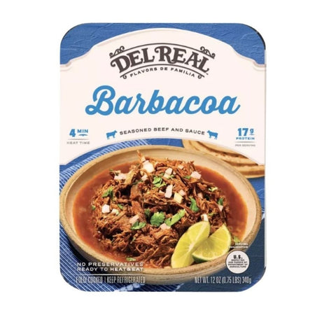 Barbacoa - Del Real Foods Ready to Eat Barbacoa - 32 oz
